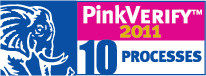 PinkVerify logo