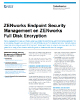 ZENworks Endpoint Security Management and ZENworks Full Disk Encryption Flyer