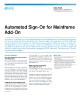 Automated Sign-On for Mainframe Add-On Data Sheet