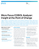Micro Focus COBOL Analyzer Insight at the point of change