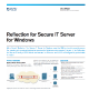 Reflection for Secure IT Server for Windows Data Sheet