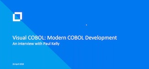 Visual COBOL: An interview with Paul Kelly