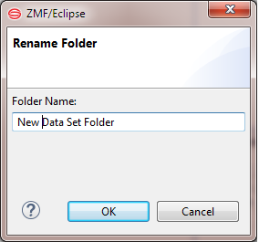 rename data set window