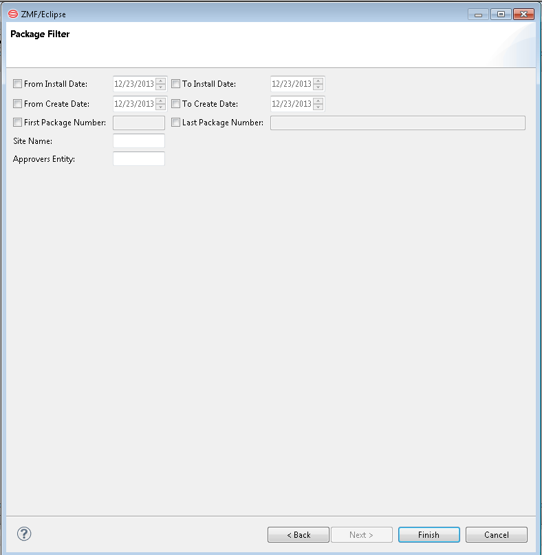 package filter wizard 2