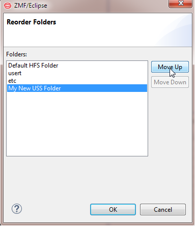reorder folders