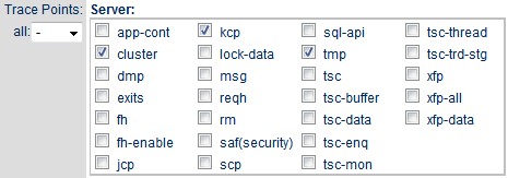 Cluster trace box