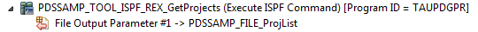 PDSSAMP GetProjects Tool