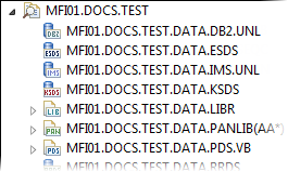 Data set catagories