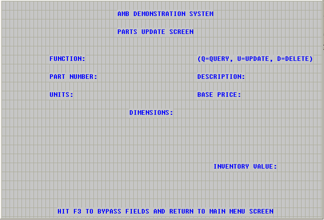 Labeled Static Text Fields