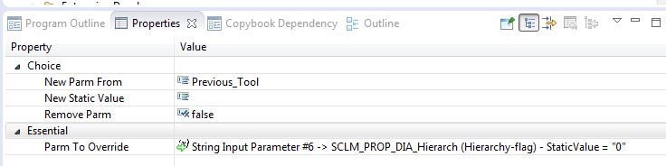 Hierarchy Parameter Override