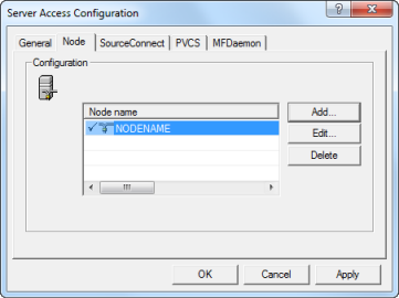 Server Access Configuration