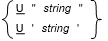 Syntax for format 1 of UTF-8 literals