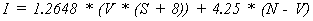 Formula for calculating the bytes of storage required for an index