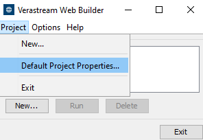 default properties