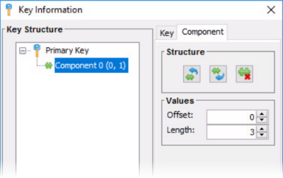 Key Information dialog box