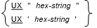 Syntax for format 2 of UTF-8 literals